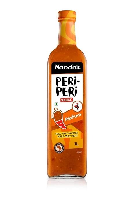 Nando'S Peri Chilli Sauce - Medium, 1L, Product Of The Netherlands