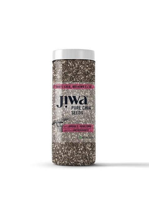 Jiwa Healthy By Nature Pure Chia Seeds| Raw & Unroasted | Rich In Omega 3, Antioxidants And High Fiber Seeds For Eating Superfood 200 G