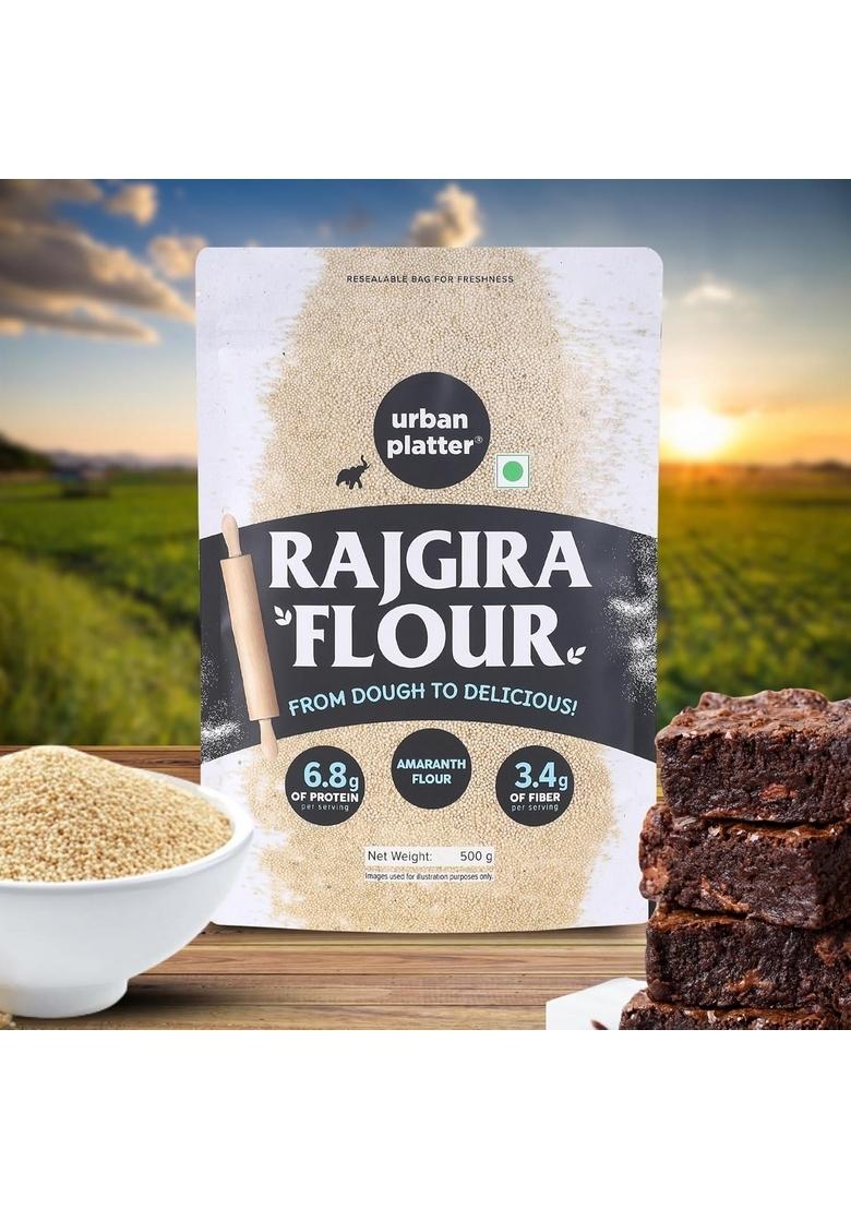 Urban Platter Rajgira Atta, 500G (Amaranth Flour | Naturally Gluten-Free Rich In Protein & Calcium Fasting Friendly)