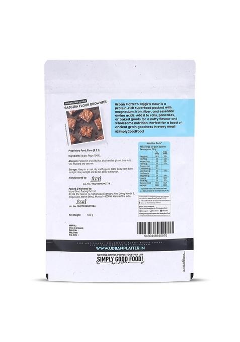 Urban Platter Rajgira Atta, 500G (Amaranth Flour | Naturally Gluten-Free Rich In Protein & Calcium Fasting Friendly)