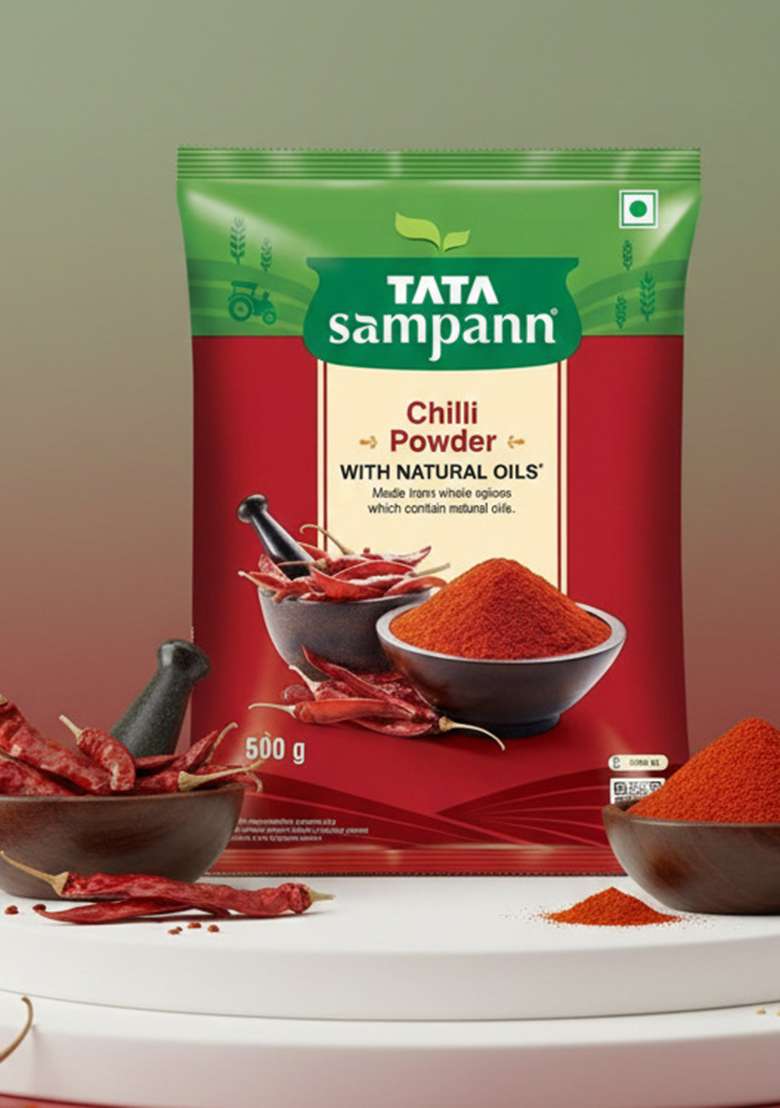 Tata Sampann Chilli Powder With Natural Oils, 500G, Lal Mirchi Powder, - Indya