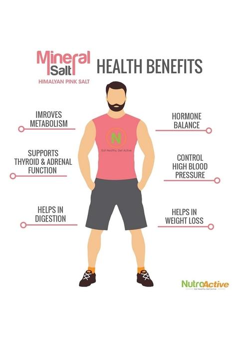 Nutroactive Mineralsalt Low Sodium Himalayan Rock Pink Salt Extra Fine Grain 200G