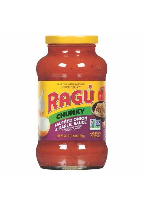 Ragú Ragu Sautéed Onion And Garlic Pasta Sauce, 680G