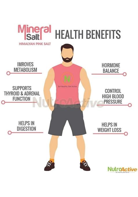 Nutroactive Mineralsalt Himalayan Pink Rock Salt Fine Grain