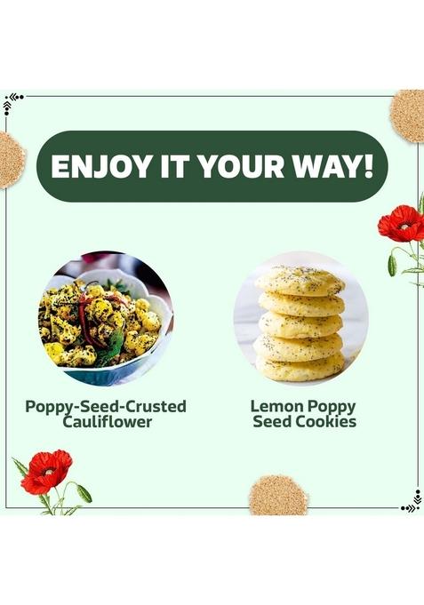 Wonderland Foods (Device) 500G (250G X 2) Whole Spices Poppy Seeds Pouch | Khas Khas, Posto 100% Natural