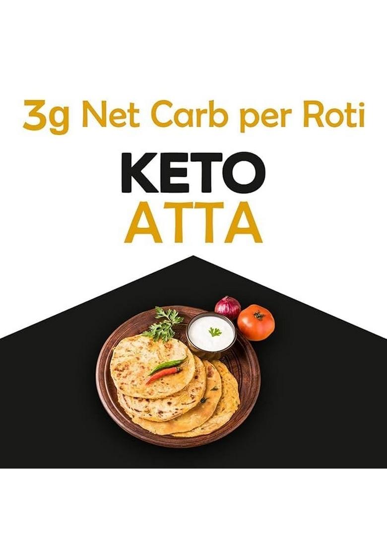 Nutroactive Keto Atta (3G Net Carb Per Roti) Extremely Low Flour
