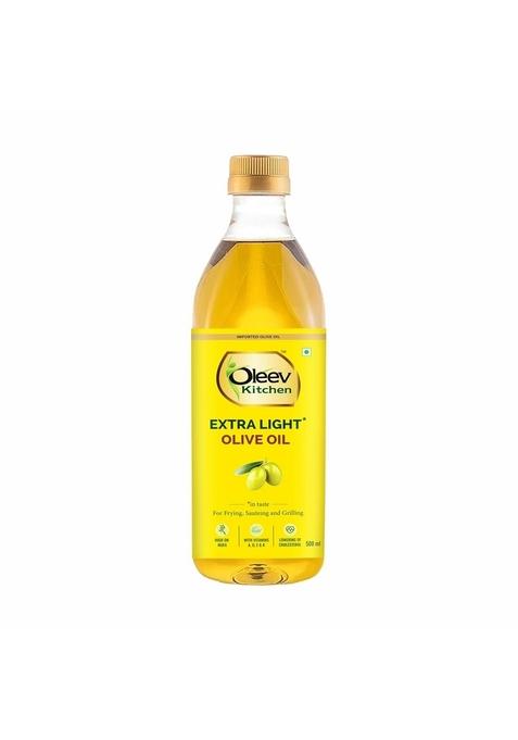 Oleev Oleev, Extra Light Olive Oil, 500 Ml, Pet Bottle
