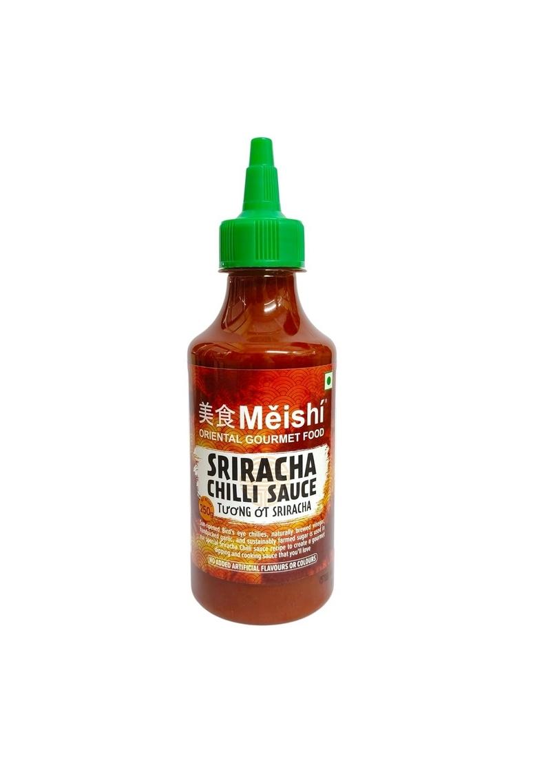 Meishi Sriracha Chilli Sauce | 250G Medium Hot Tangy Garlic Flavor