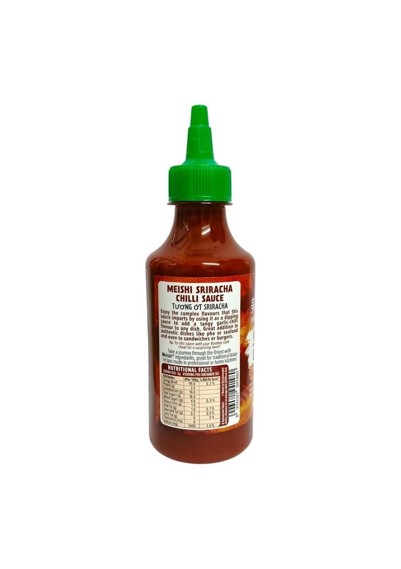 Meishi Sriracha Chilli Sauce | 250G Medium Hot Tangy Garlic Flavor