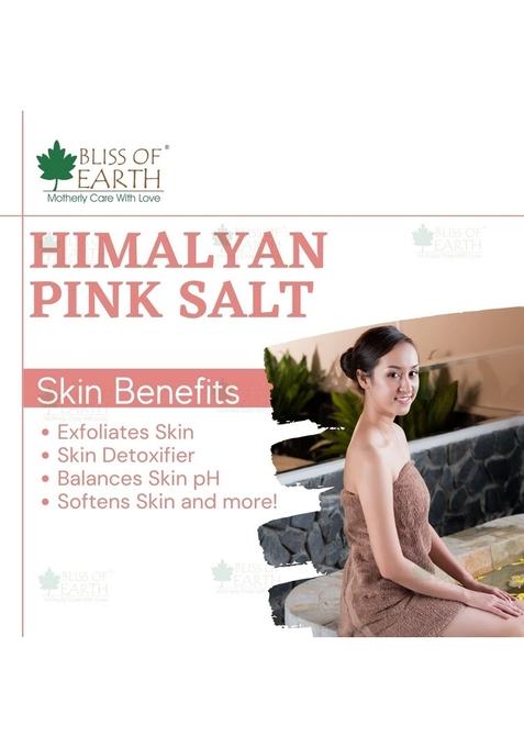 Bliss Of Earth 500 Gm Granular Pakistani Himalayan Pink Salt Non Iodized For Weight Loss & Healthy Cooking, Natural Substitute White