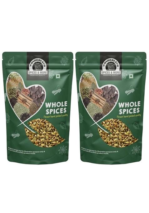 Wonderland Foods (Device) 500G (250G X 2) Premium Carom Seed (Ajwain Seeds) Pouch | Naturally Processed, From Farm Picked Fresh Seeds