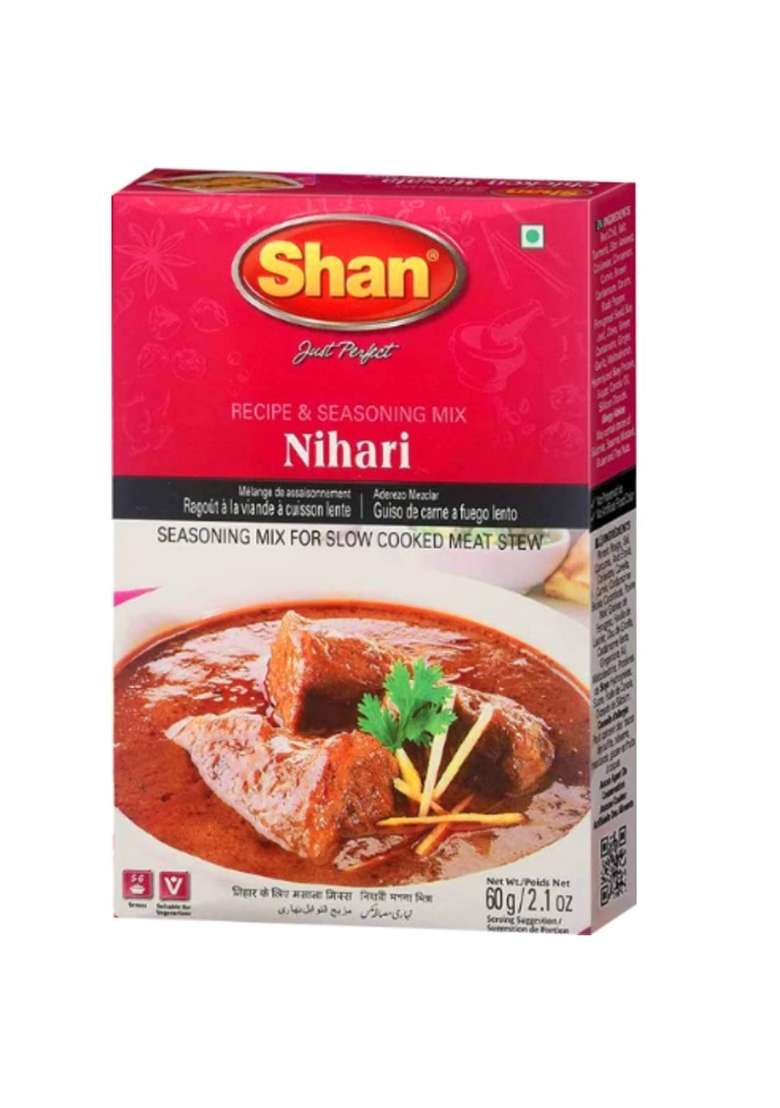 Shan Nihari Masala, 2.12 Oz ℮ 60 G, 8 Pack - Indya