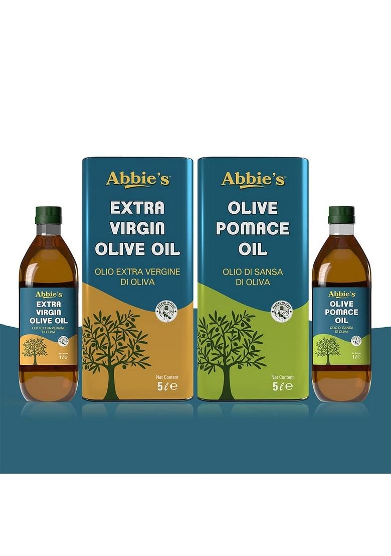 Abbie'S Extra Virgin Olive Oil Perfect For Cooking And Salad Dressing Packed In Italy | Rich Taste Premium & Light Healthy Choice 1 Liter (Pack Of 1)