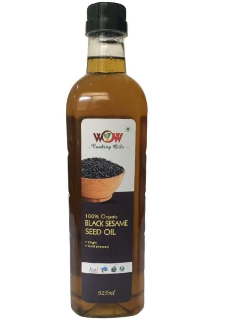 Wow Cooking Oils Organic Black Sesame Seed Oil, 925 Ml - Indya