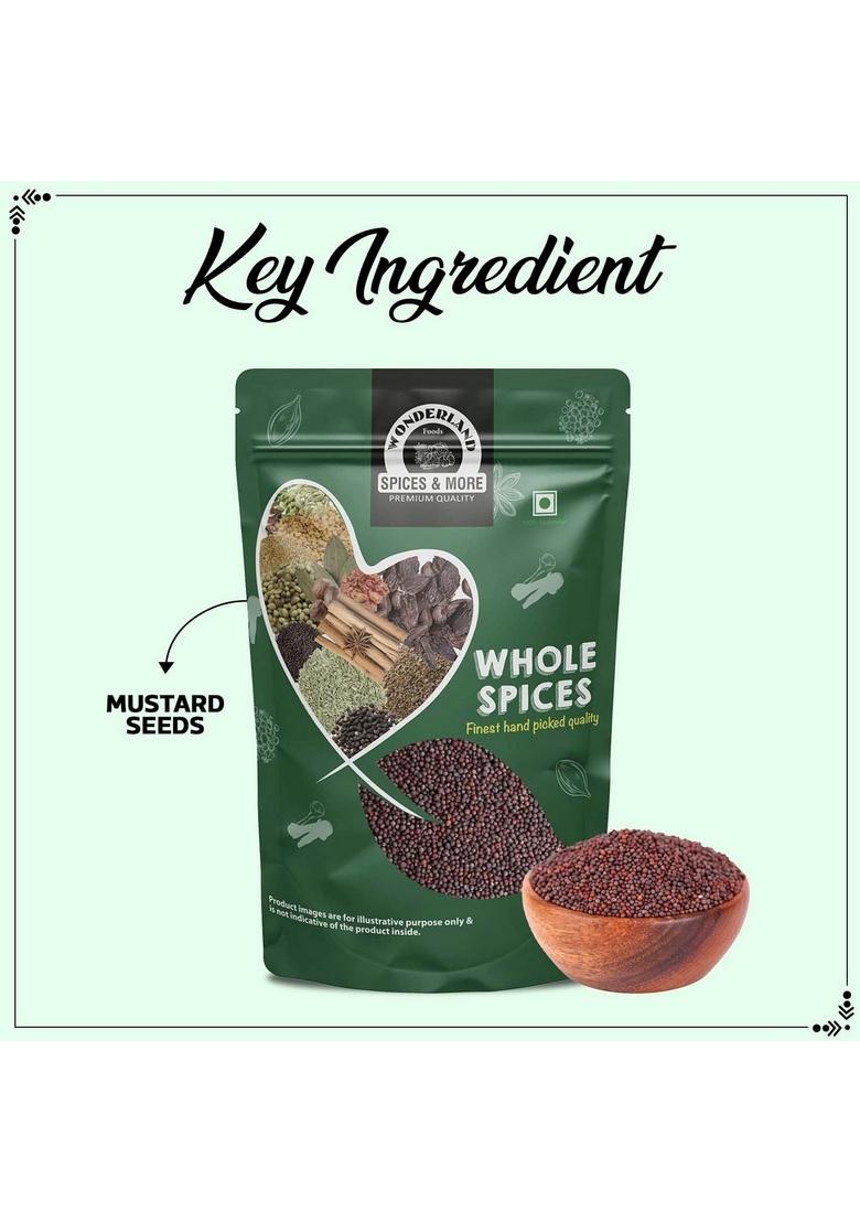 Wonderland Foods (Device) 500G Mustard Seeds | Rai, Sarso Whole Spices