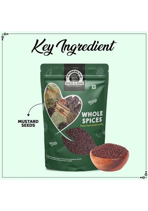 Wonderland Foods (Device) 500G Mustard Seeds | Rai, Sarso Whole Spices