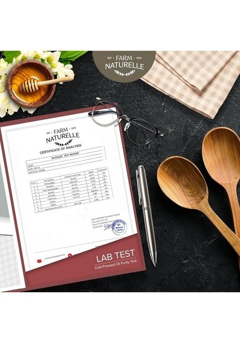 Farm Naturelle Naturelle-Acacia Flower Wild Forest Honey |1Kg Extra And A Wooden Spoon| 100% Pure Honey, Raw