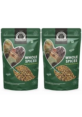 Wonderland Foods (Device) 500G (250G X 2) Cumin Seeds Pouch | Whole Sabut Jeera Zeera Jeelakarra Chemical Free Enhances Taste Usefull In Baked Products