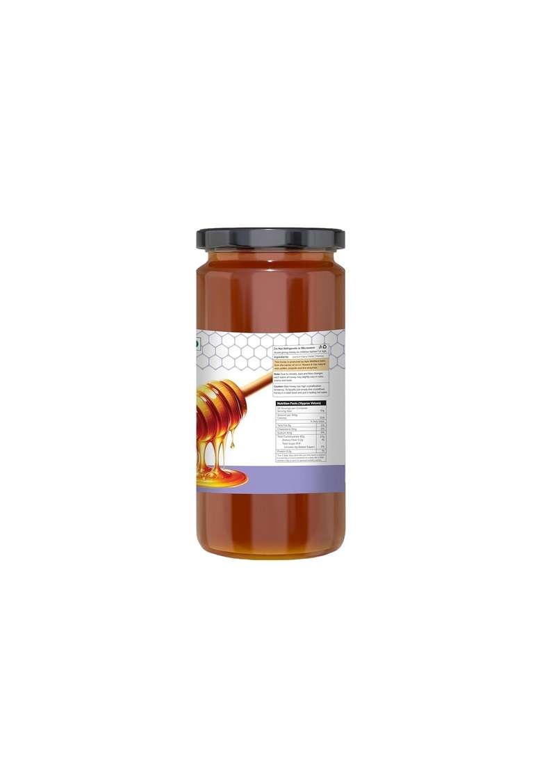 Wow Buzzing Bee Raw Honey | Pack Of 6 (3 X 550G Jungle, Acacia, Jamun Honey) & 55G Neem, Tulsi, Wild 100% Pure, Natural, Unprocessed Unpasteurized - Indya