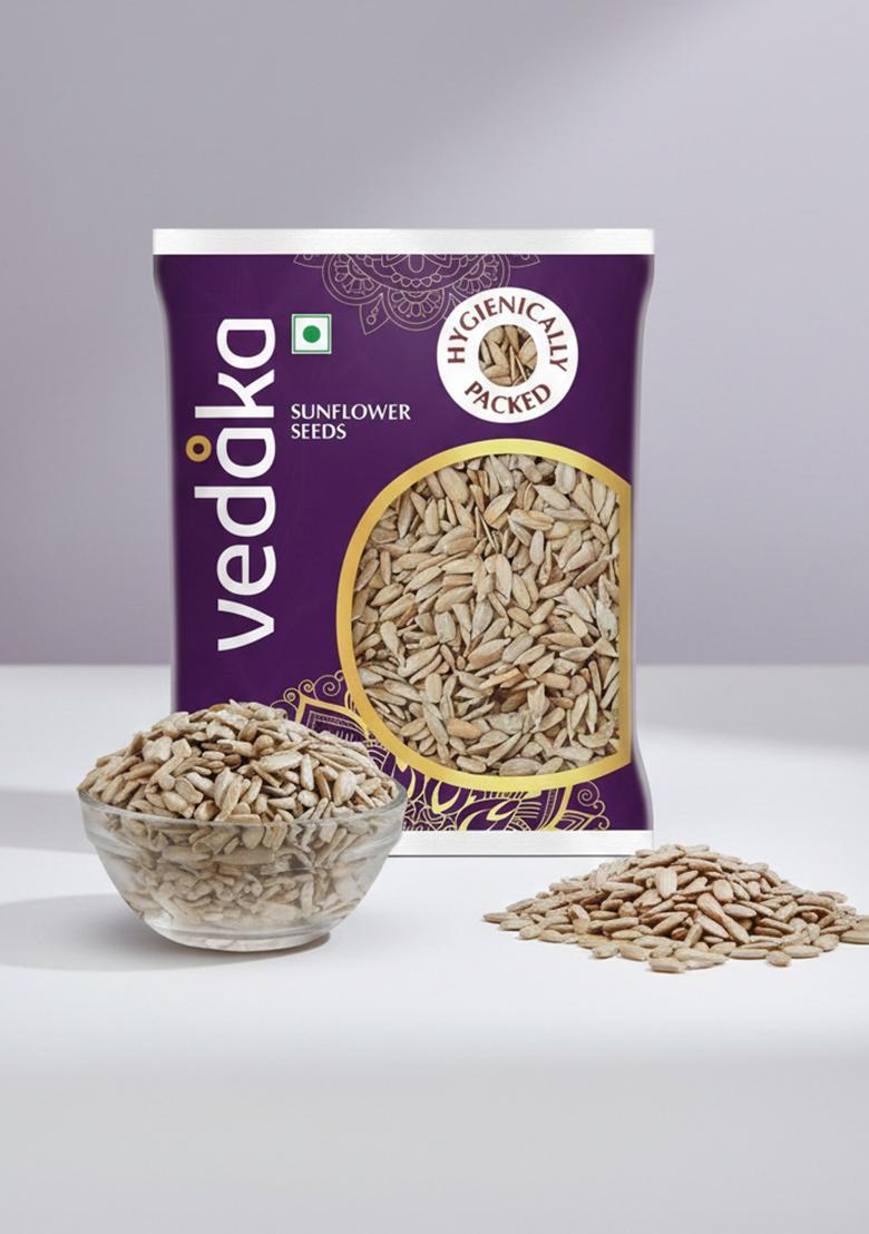 Vedaka Premium Sunflower Whole Seeds , 200 G
