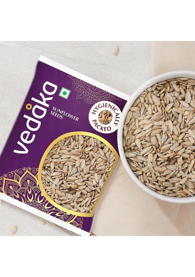 Vedaka Premium Sunflower Whole Seeds , 200 G