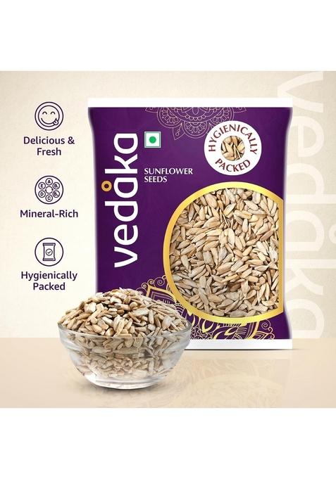 Vedaka Premium Sunflower Whole Seeds , 200 G