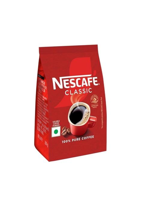 Nescafe Classic Instant Coffee Powder | Great Start To Your Morning 100% Pure 200G Pouch