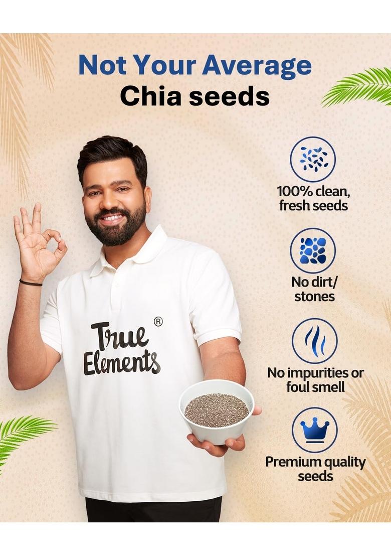 True Elements Chia Seeds 500G
