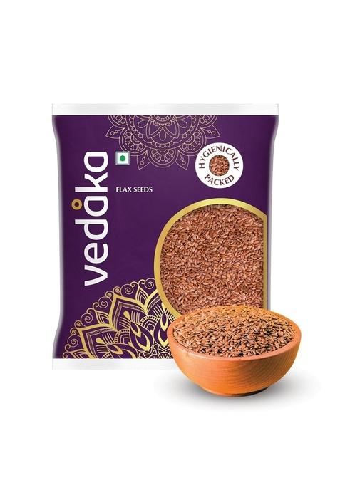Vedaka Amazon Brand - Raw Flaxseeds | 500 Gram Rich In Antioxidants Protein & Dietary Fibre, Source Of Iron Fibre