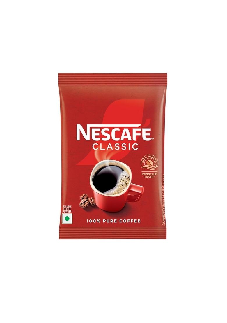Nestlé Nescafe Classic Instant Coffee Powder | Great Start To Your Morning 100% Pure 45G Pouch
