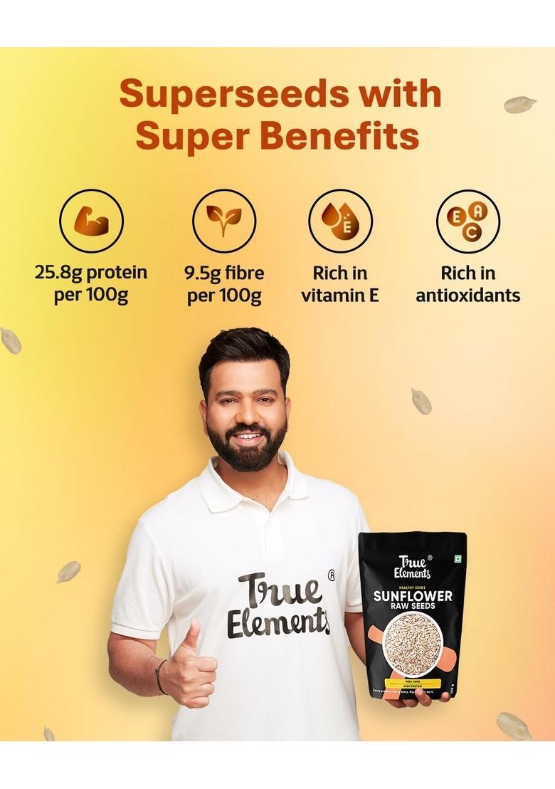True Elements Sunflower Seeds 250G