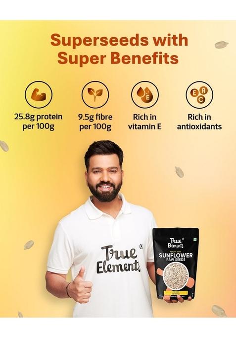 True Elements Sunflower Seeds 250G