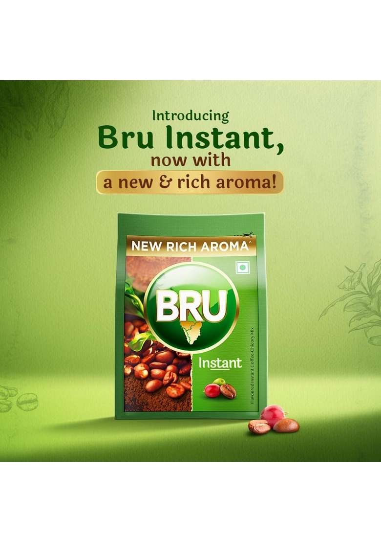 Bru Instant | Aromatic Coffee From South Indian Plantations Premium Blend Of Robusta & Arabica Beans For A Rich Experience Bag, 100G - Indya