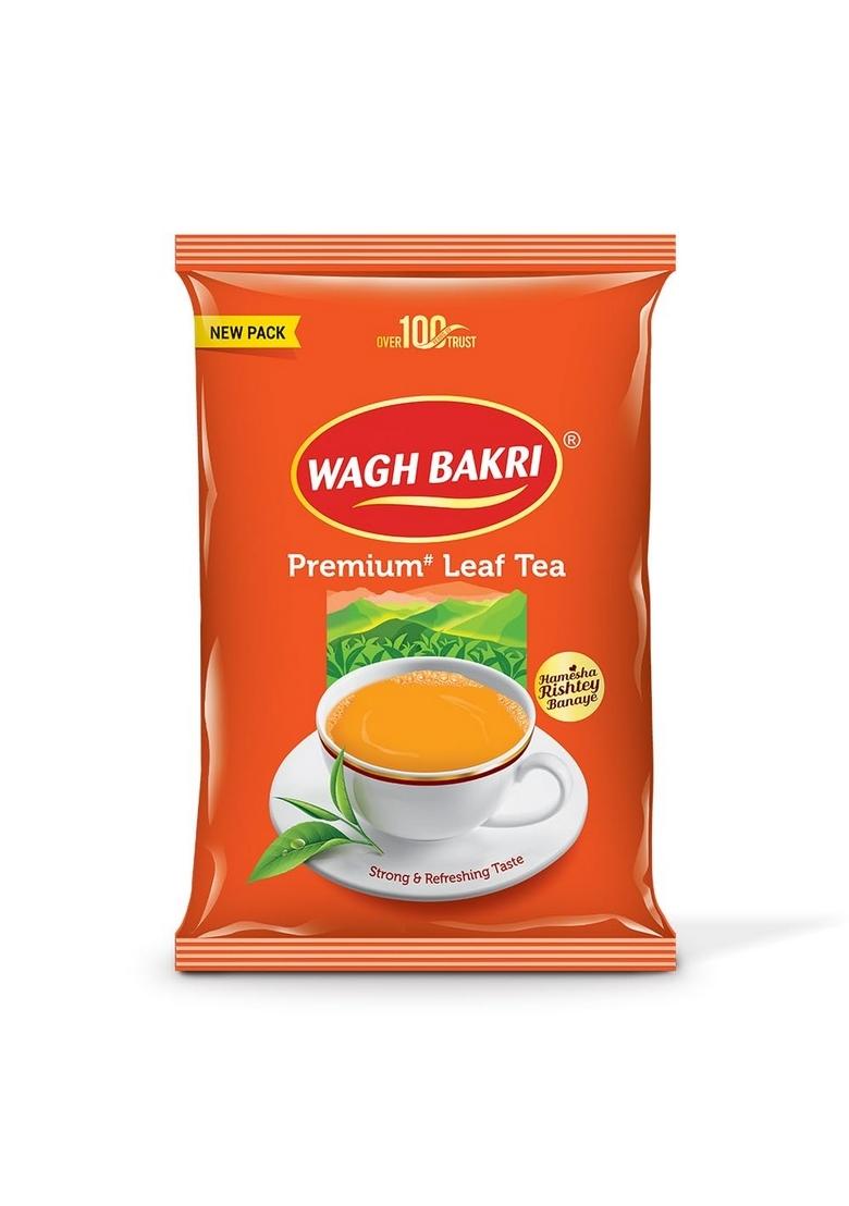 Wagh Bakri Premium Leaf Tea, Poly Pack, 500 Gram, Black Tea