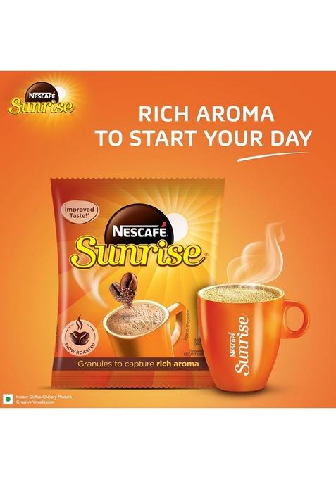 Sunrise Instant Coffee Powder By Nescafe | Rich Taste & Aroma For The Perfect Start To Your Day Chicory Mix 500G Pouch