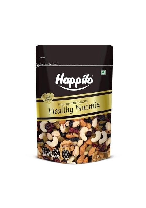 Happilo Premium International Healthy Nutmix, 200G | 7 Superfood In 1 Mixes Dry Fruits Contains Almonds, Cashews, Blueberries, Blackcurrant, Pumpkin & Sunflower Seeds
