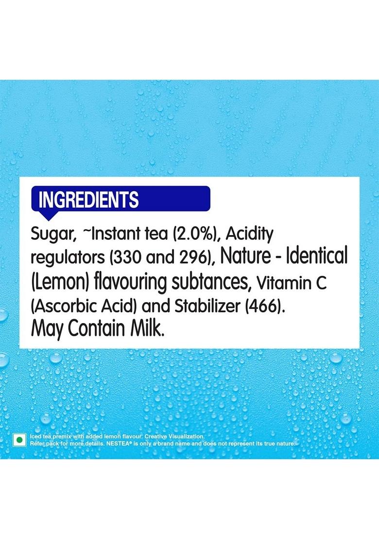 Nestea Powder Instant Iced Tea | Refreshingly Good Taste Lemon Flavour Made With Nilgiri Leaves Source Of Vitamin C 400G Pouch