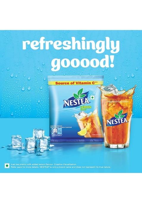 Nestea Powder Instant Iced Tea | Refreshingly Good Taste Lemon Flavour Made With Nilgiri Leaves Source Of Vitamin C 400G Pouch