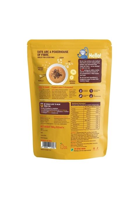 Slurrp Farm Instant Breakfast Millet Pancake Mix, Banana Choco-Chip, Supergrains And Chocolate, Natural Healthy Food, 100% Vegetarian Eggless For Kids & Adults,150G (Pack Of 2)