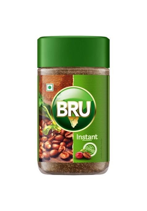 Bru Instant With Freshly Roasted Coffee Beans | Authentic Taste From South Indian Plantations 100% Coffee, 50 Grams Jar