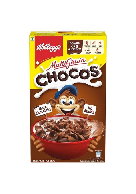 Kellogg'S New Multigrain Chocos, 675G | Energy, More Chocolatey No-Maida Power Of 5 Nutrients Protein, Fibre, Iron, Calcium, Vitamins Kids Breakfast Cereal