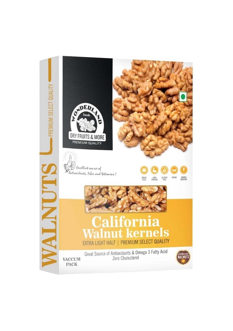 Wonderland Foods (Device) Walnuts Kernels, 200G, Dry Fruits