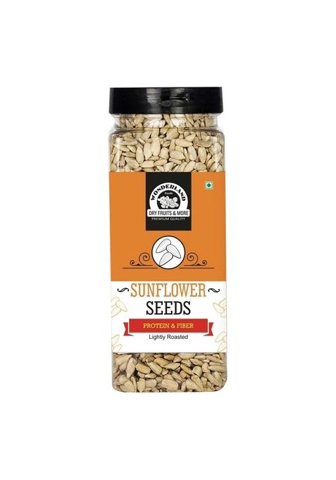 Wonderland Foods (Device) 200G Roasted Premium Sunflower Seeds Jar | Surajmukhi Full Of Protein, Vitamin-E, Antioxidants & Fibre Plant-Based Protein For Weight Management Rich In Magnesium