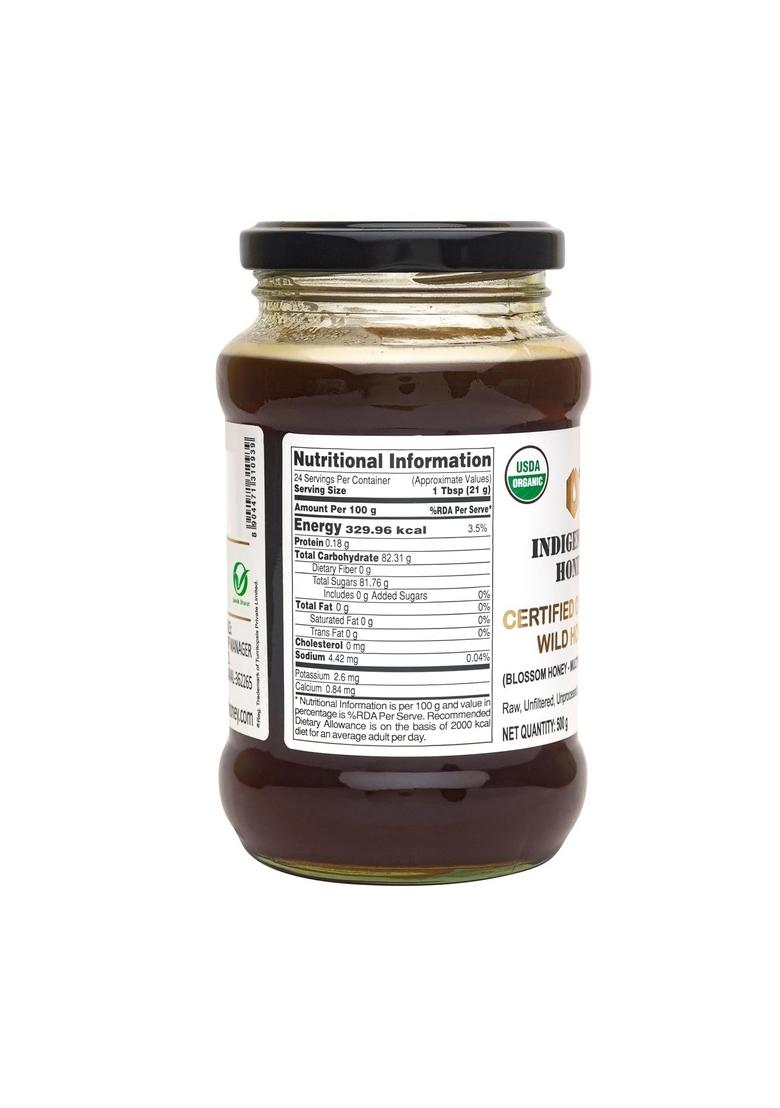 Indigenous Honey Raw Organic Nmr Tested Npop Usda Certified Pure Natural Unprocessed Original
