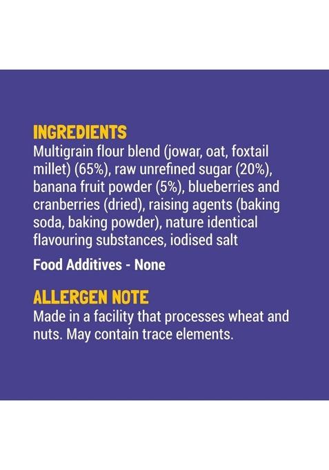 Slurrp Farm No Maida Pancake Mix | Instant Breakfast Made With Oats And Jowar 100% Vegetarian Eggless Healthy For Kids & Adults Real Blueberries- 150G