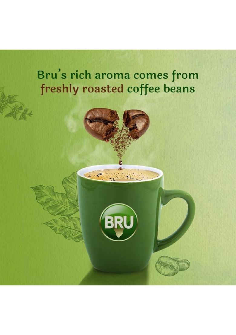 Bru Gold Instant Coffee Powder 100 G Jar, 100% Pure Ground From South India