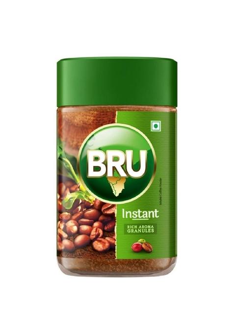 Bru Gold Instant Coffee Powder 100 G Jar, 100% Pure Ground From South India