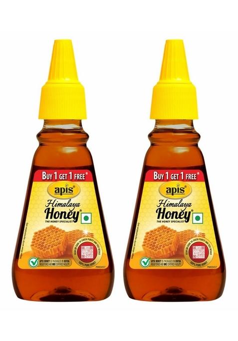 Apis Himalaya Honey, 225G (Buy 1 Get Free)| 100% Pure| No Added Sugar Or Adulteration