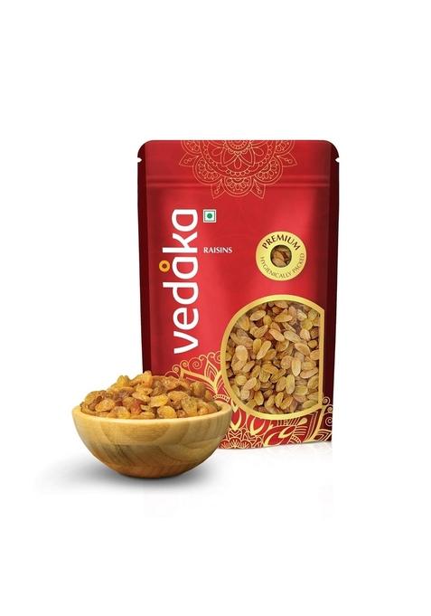 Vedaka Amazon Brand - Premium Fresh Raisins | 250 G Kismish Sweet Fruity Taste Soft Chewy Texture Healthy Snack Natural Source Of Antioxidants, Potassium And Fiber