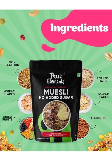 True Elements Muesli Sugar Free 1.2 Kg